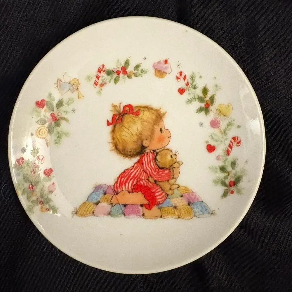 Vintage 1980 Enesco Enchantments Sugar Plum Mini Dish 4